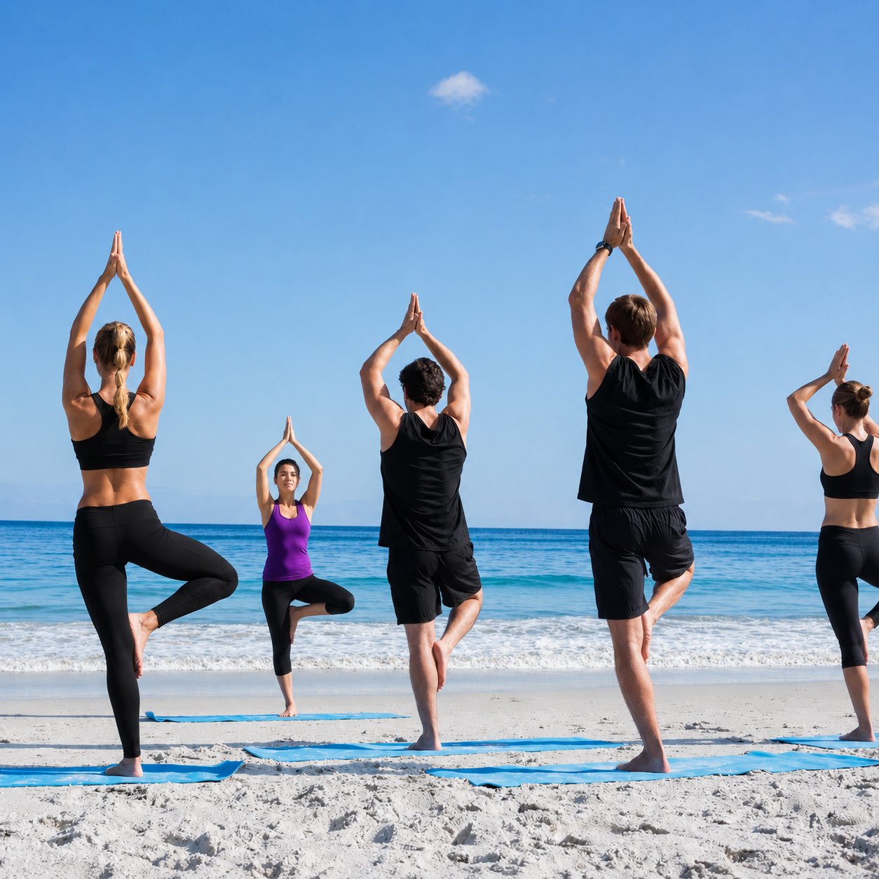 Fitnessreisen – Yoga am Strand